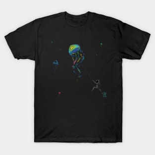 Jellyfish Flying Astronaut T-Shirt